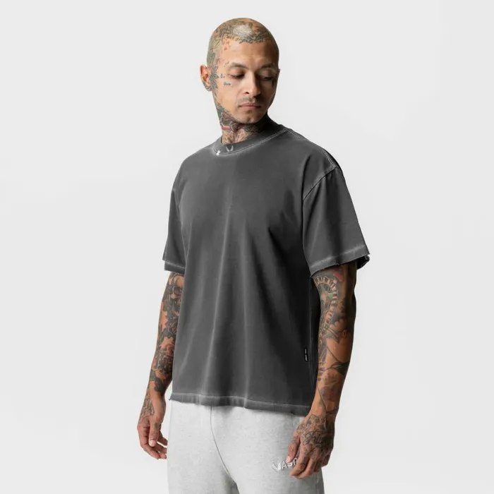 ASRV Short Sleeves Men Tech Essential Relaxed Tee Faded Grey