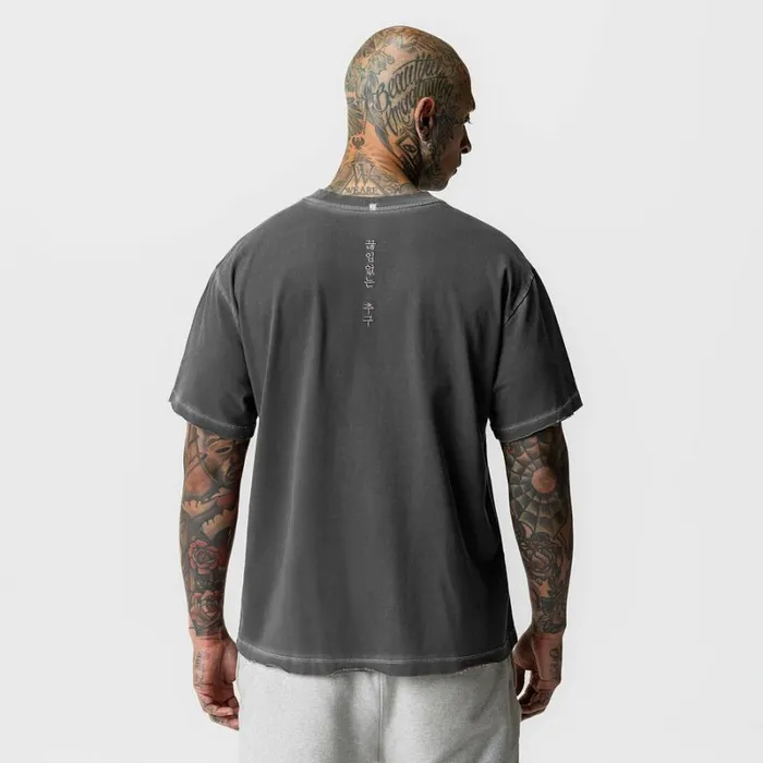 ASRV Short Sleeves Men Tech Essential Relaxed Tee Faded Grey