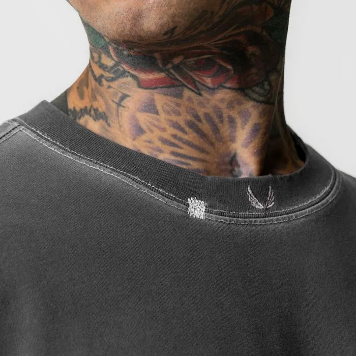 ASRV Short Sleeves Men Tech Essential Relaxed Tee Faded Grey
