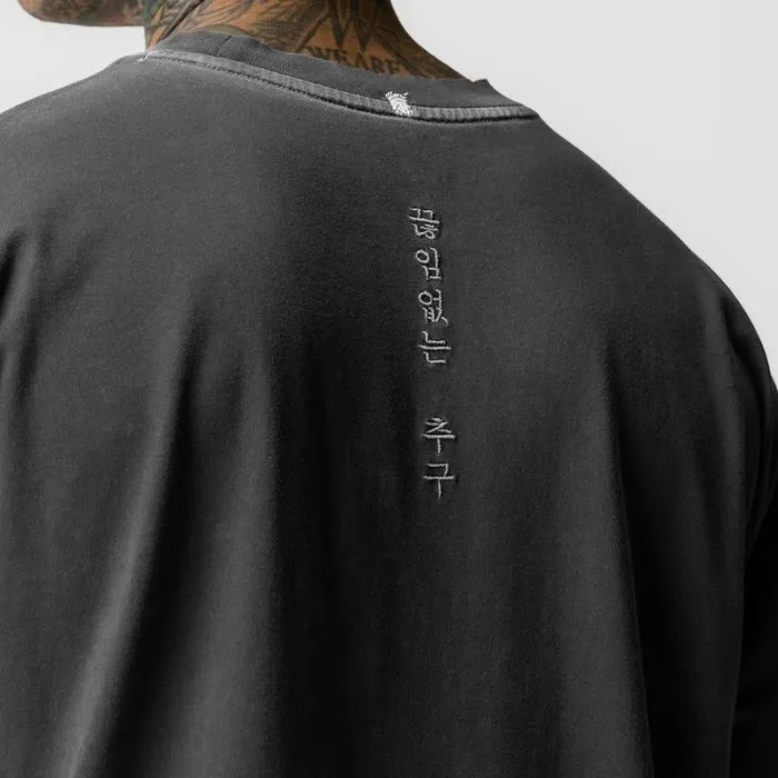 ASRV Short Sleeves Men Tech Essential Relaxed Tee Faded Grey