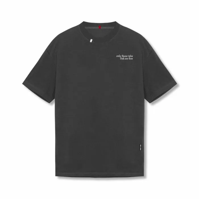 ASRV Short Sleeves Men Tech Essential Relaxed Tee Space Grey 034brush Wingsasrv034
