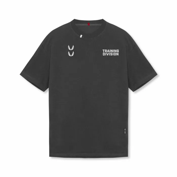 ASRV Short Sleeves Men Tech Essential Relaxed Tee Space Grey 034td034