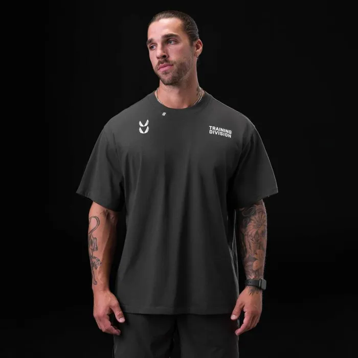 ASRV Short Sleeves Men Tech Essential Relaxed Tee Space Grey 034td034