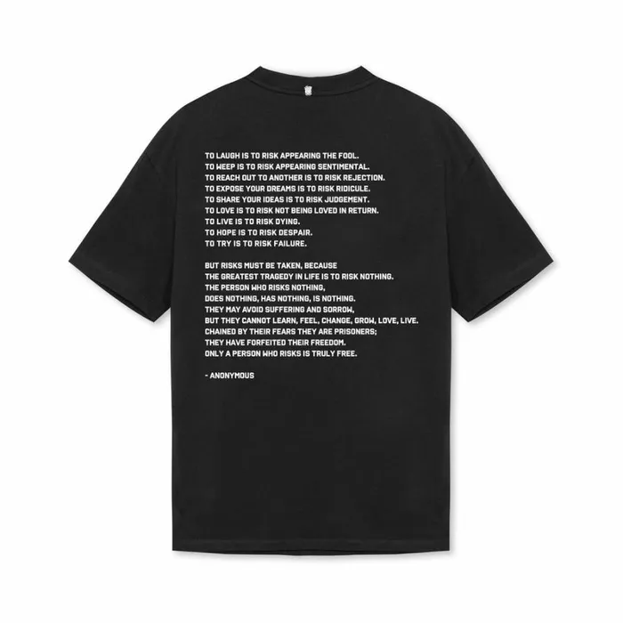 ASRV Short Sleeves Men Technical Essentials Relaxed Tee Black 034asrv 8034