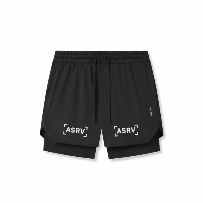 ASRV Shorts Men AeroSilver 5034 Liner Short Black 034bracket034black