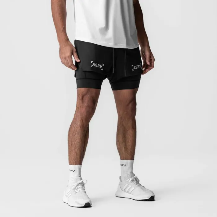 ASRV Shorts Men AeroSilver 5034 Liner Short Black 034bracket034black