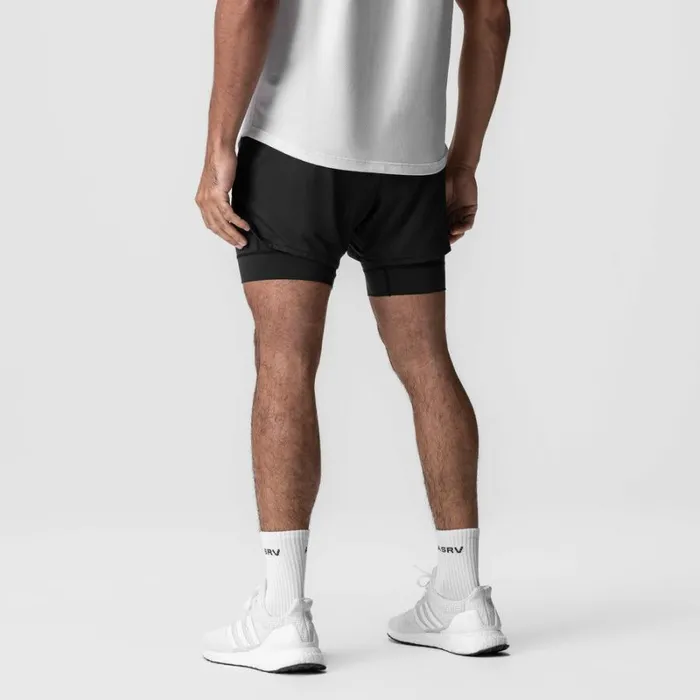 ASRV Shorts Men AeroSilver 5034 Liner Short Black 034bracket034black
