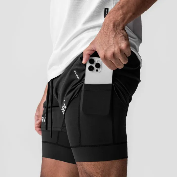 ASRV Shorts Men AeroSilver 5034 Liner Short Black 034bracket034black