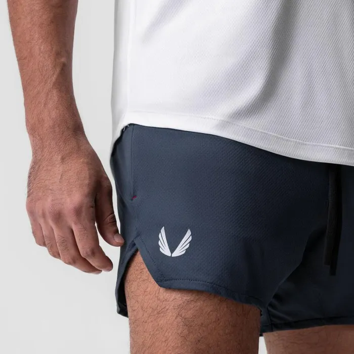 ASRV Shorts Men AeroSilver 5034 Linerless Short Navy