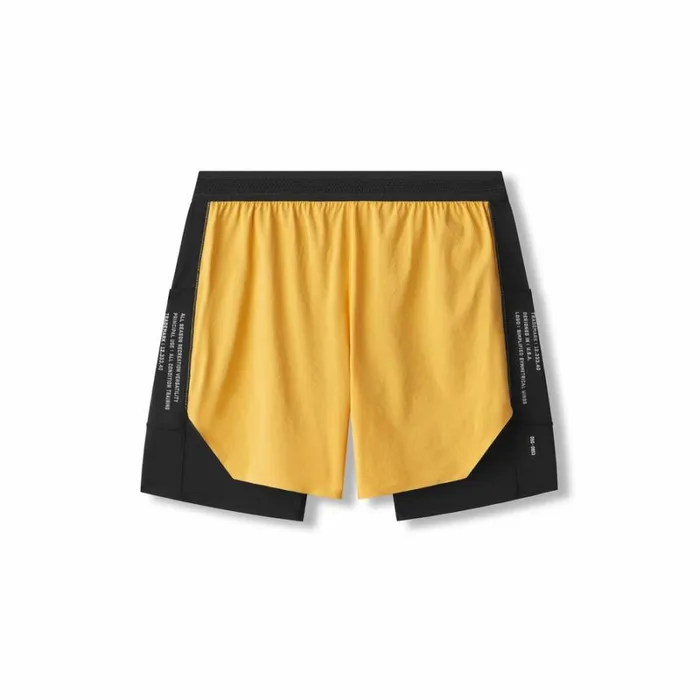 ASRV Shorts Men Aerotex Hybrid Liner Short Amberblack