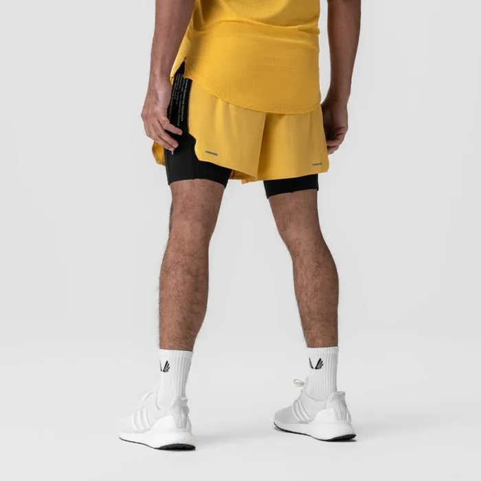 ASRV Shorts Men Aerotex Hybrid Liner Short Amberblack