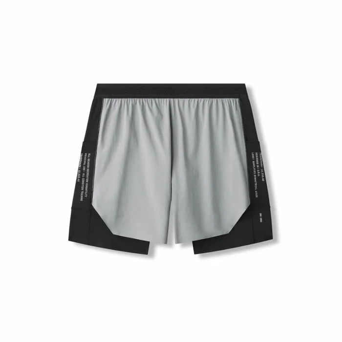 ASRV Shorts Men Aerotex Hybrid Liner Short Slate Greyblack