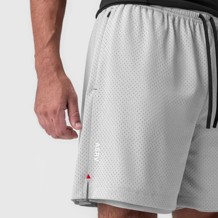 ASRV Shorts Men Reversible 2in1 Short Slate Grey