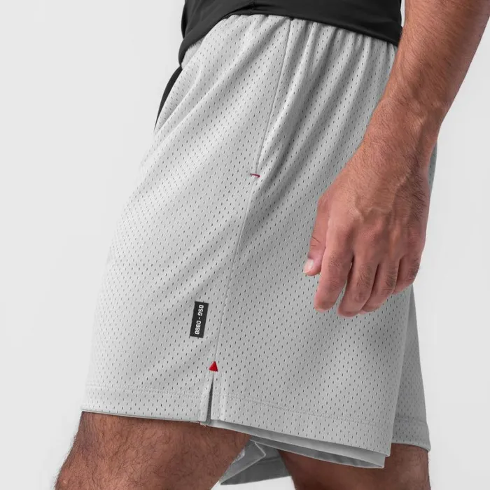 ASRV Shorts Men Reversible 2in1 Short Slate Grey