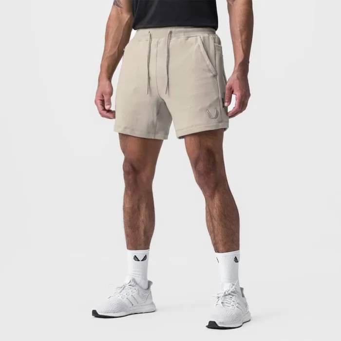 ASRV Shorts Men TechTerry Sidelock Sweat Short Sand Smoke