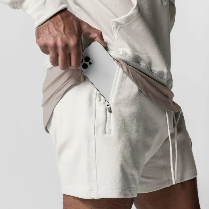 ASRV Shorts Men TechTerry Sweat Short Bone