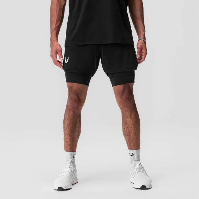 ASRV Shorts Men TetraLite 5034 Liner Short Blackblack White 034wings034