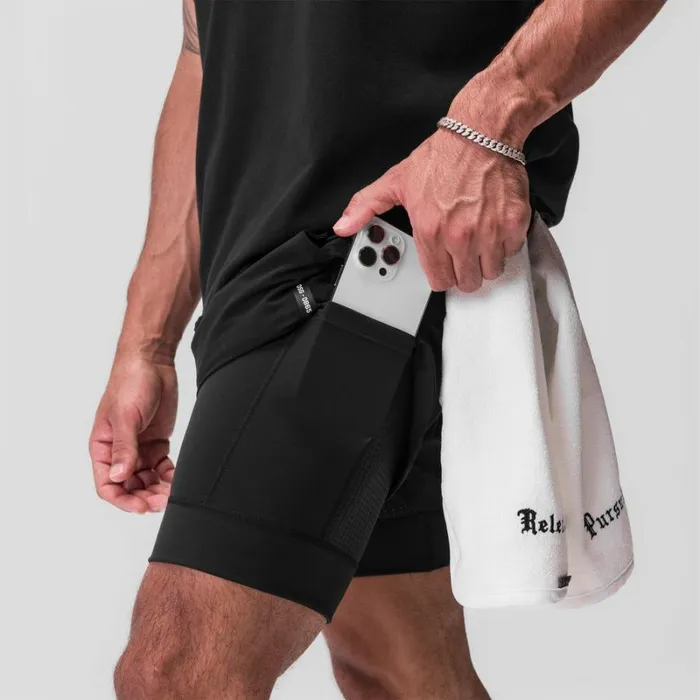 ASRV Shorts Men TetraLite 5034 Liner Short Blackblack White 034wings034