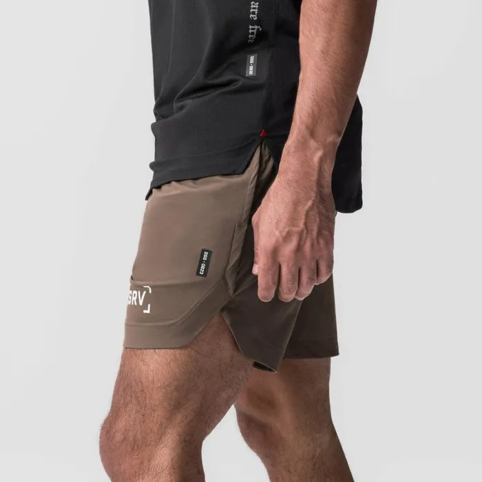 ASRV Shorts Men TetraLite 7034 Linerless Short Deep Taupe 034bracket034