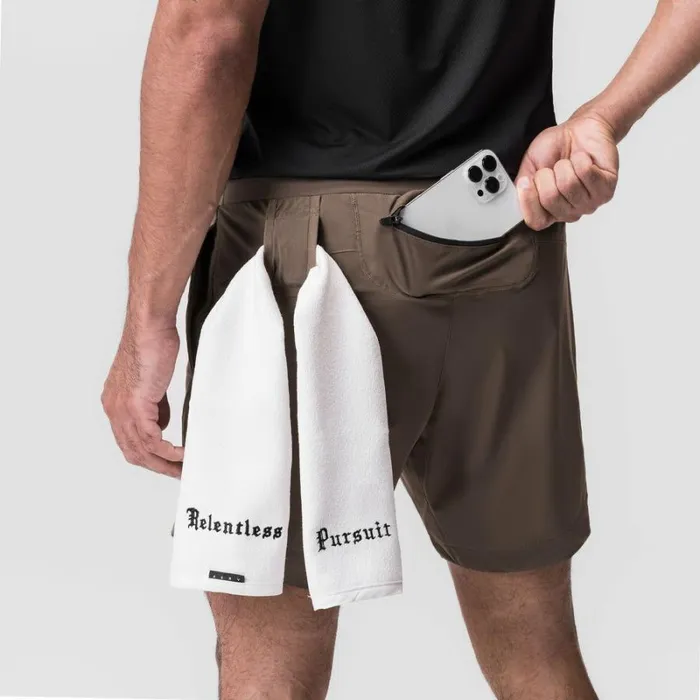 ASRV Shorts Men TetraLite 7034 Linerless Short Deep Taupe 034bracket034