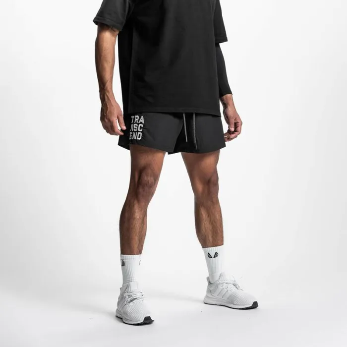 ASRV Shorts Men Vintage 5034 Training Short Black 034transcend034