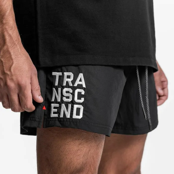ASRV Shorts Men Vintage 5034 Training Short Black 034transcend034