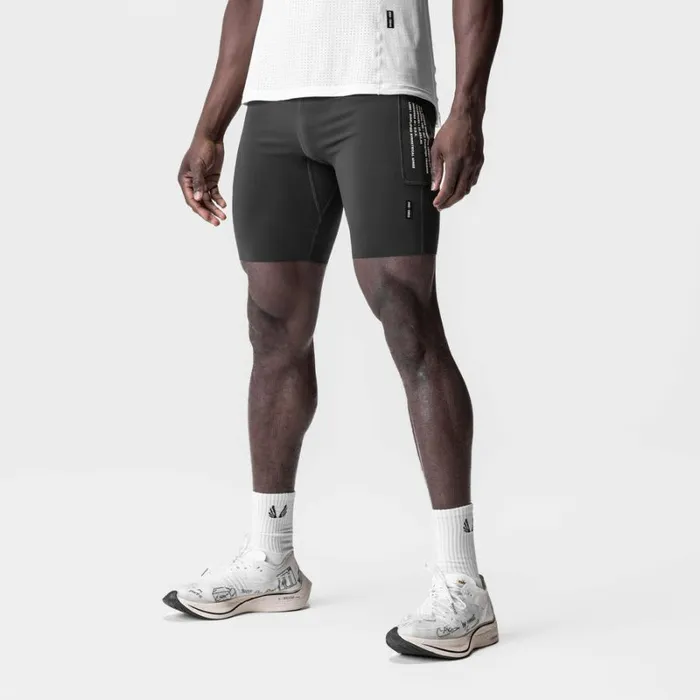 ASRV Shorts Men WarpFlexx Utility Speed Short Space Grey