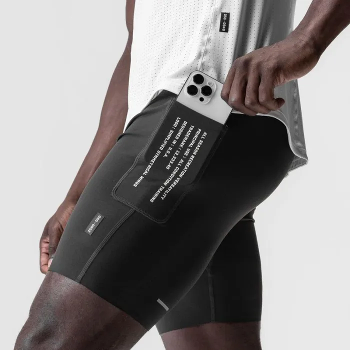 ASRV Shorts Men WarpFlexx Utility Speed Short Space Grey