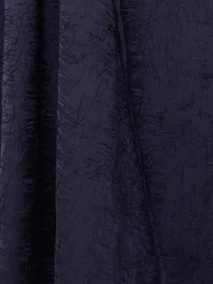 Asymmetric Textured Skirt Navy Women Jigsaw Coords
