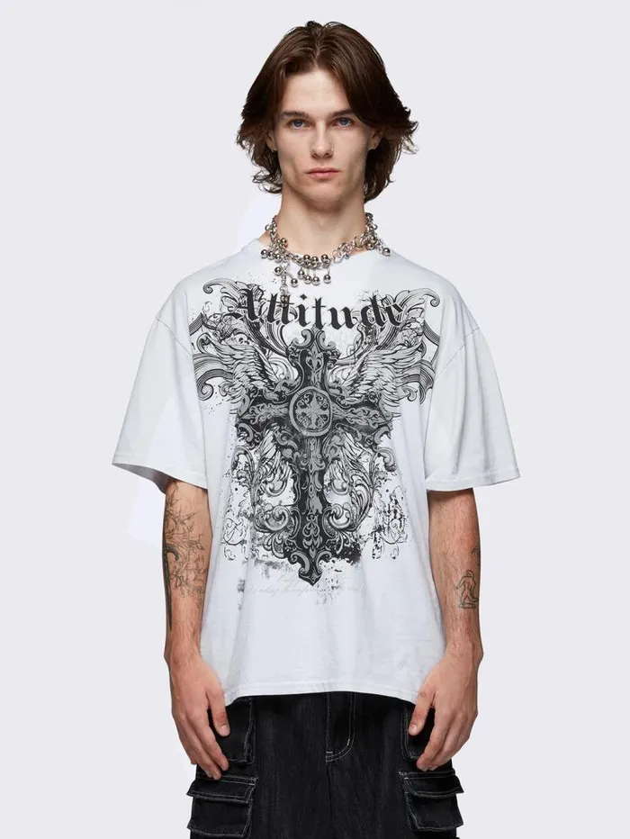 Attitude Wings Graphic TShirt Women Minga London Tops and TShirts