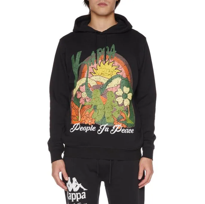Authentic Archer Hoodie 8211 Jet Black Jet Black Men Kappa Matching Sets