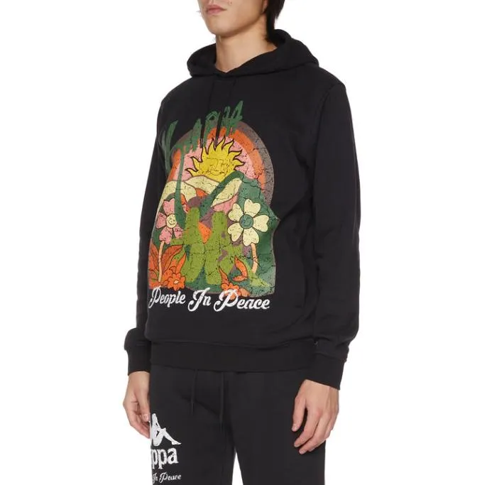 Authentic Archer Hoodie 8211 Jet Black Jet Black Men Kappa Matching Sets