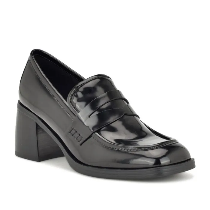 Avalia Heeled Loafers Black Women Nine West Heels
