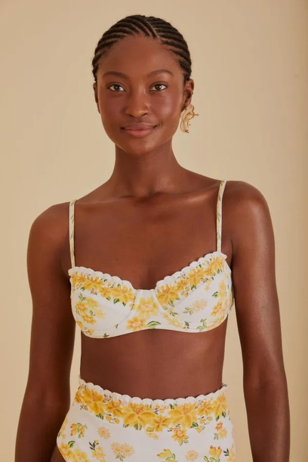 Azaleia Underwire Bikini Top Women FARM Rio Bikinis