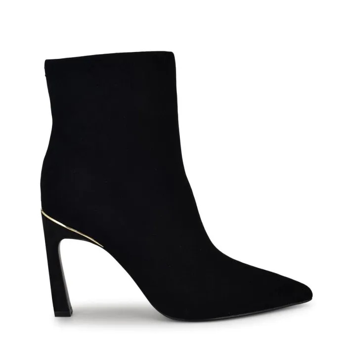 Baey Dress Ankle Booties Black Suede Women Nine West Boots and Booties