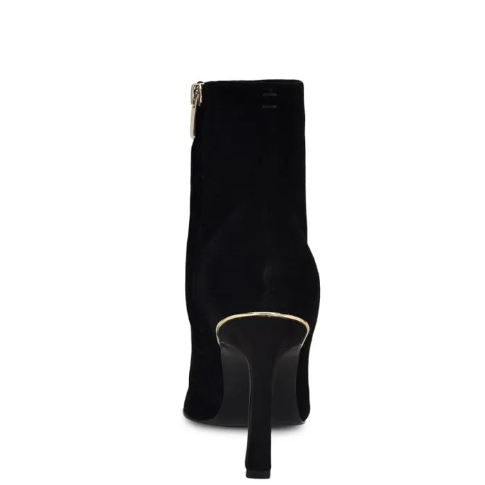 Baey Dress Ankle Booties Black Suede Women Nine West Boots and Booties