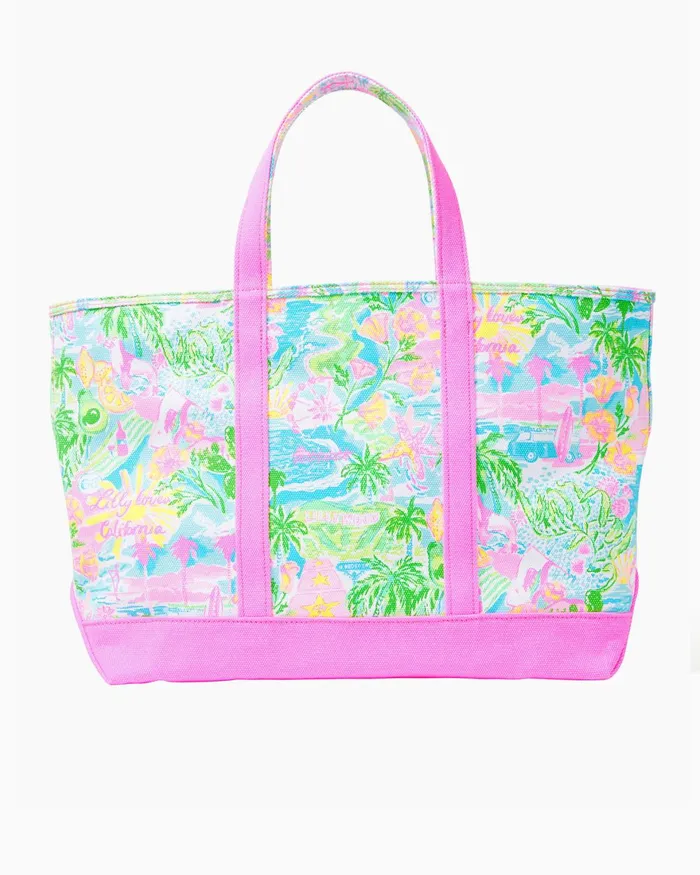 Bags WomenHome and Gifts Lilly Pulitzer Mercato Tote Multi Lilly Loves California Reduced