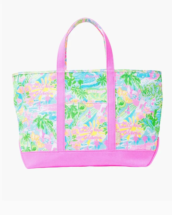 Bags WomenHome and Gifts Lilly Pulitzer Mercato Tote Multi Lilly Loves California Reduced