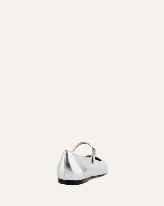 BALLET Women jomercer Serenity casual flats silver leather BALLET Women jomercer Serenity casual flats silver leather
