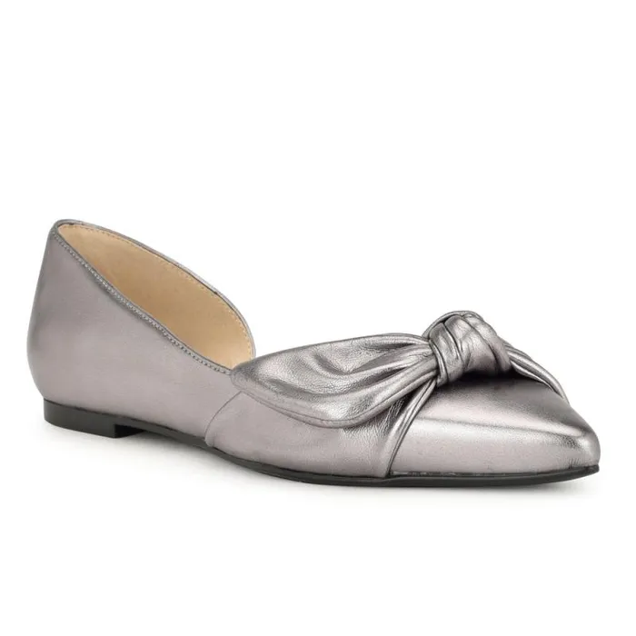 Bannie D039Orsay Flats Pewter Women Nine West Flats