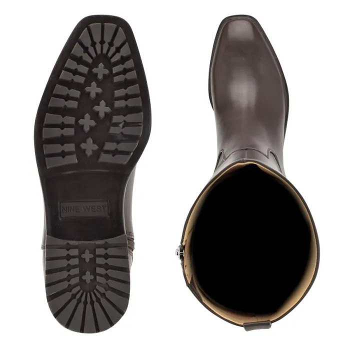 Barile Boots Dark Brown Women Nine West Boots and Booties Barile Boots Dark Brown Women Nine West Boots and Booties