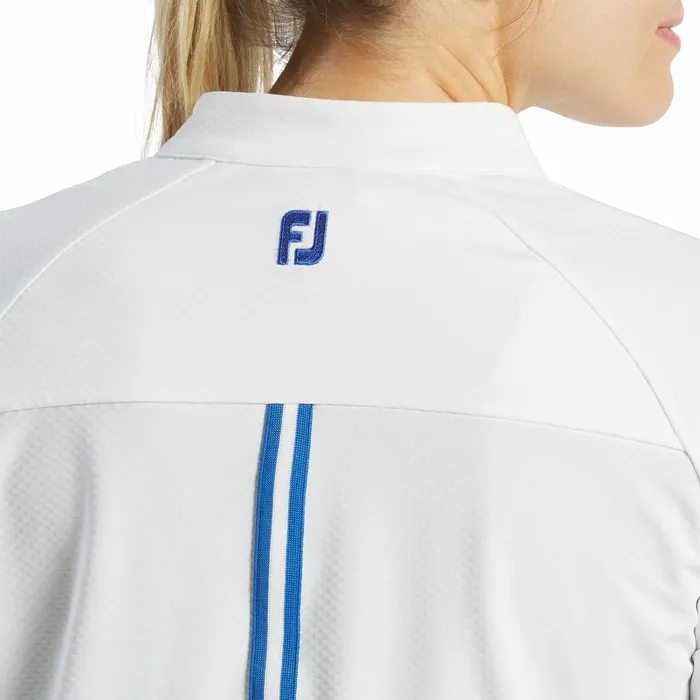 Base MidLayers Women FootJoy QuarterZip Dot Jacquard MidLayer Women
