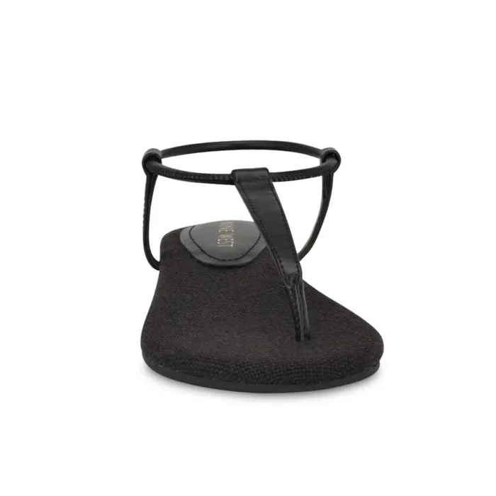 Bassie Flat Sandals Black Women Nine West Sandals Bassie Flat Sandals Black Women Nine West Sandals