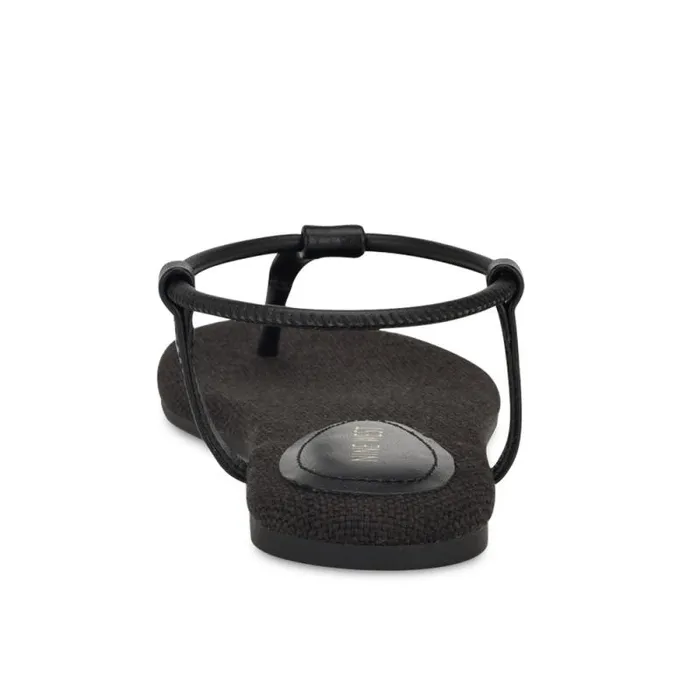 Bassie Flat Sandals Black Women Nine West Sandals Bassie Flat Sandals Black Women Nine West Sandals