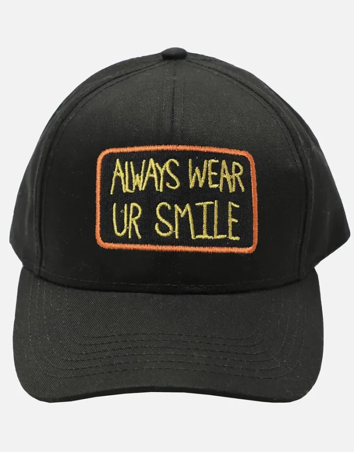 Bay Always Wear Your Smile Black Women Lauren Moshi Hats