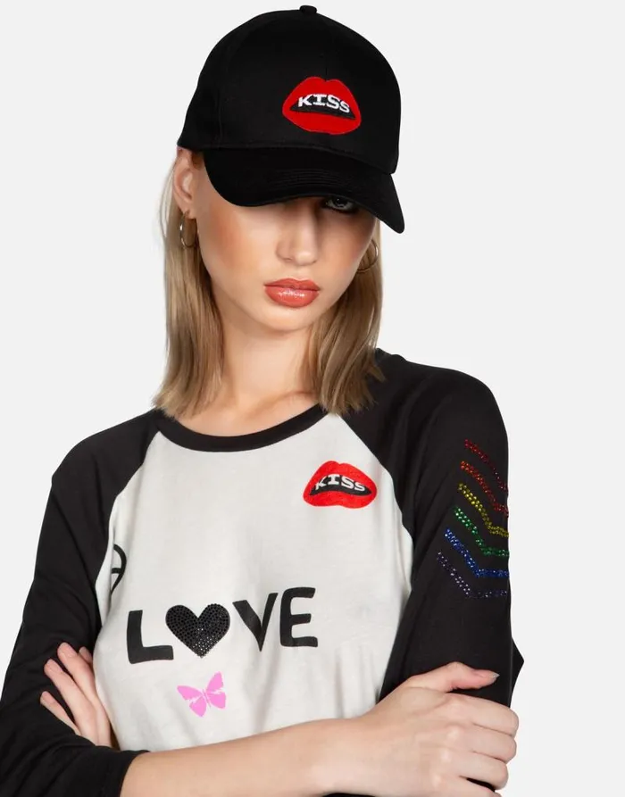 Bay Kiss Lip Black Women Lauren Moshi Hats