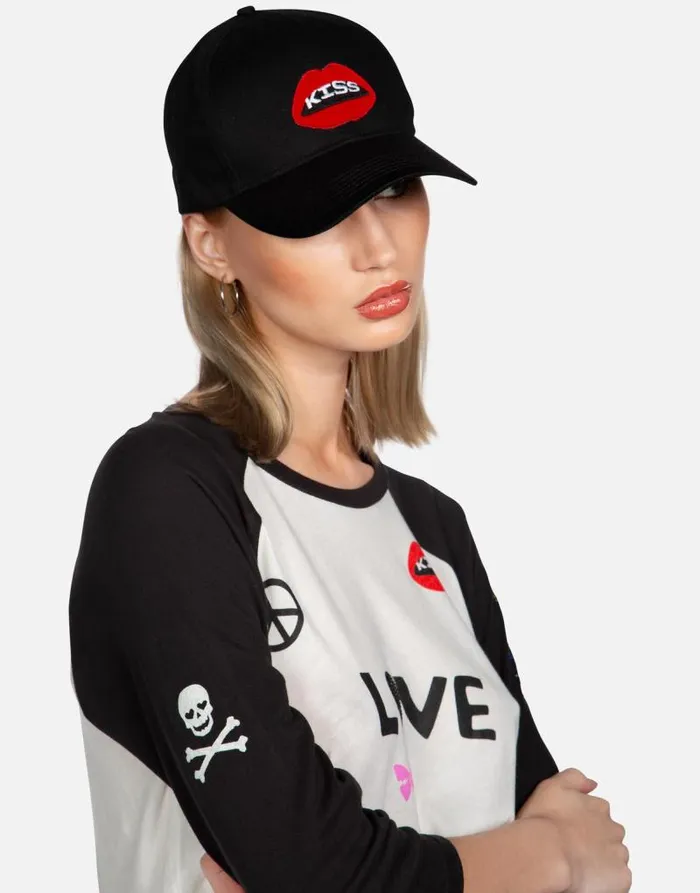 Bay Kiss Lip Black Women Lauren Moshi Hats