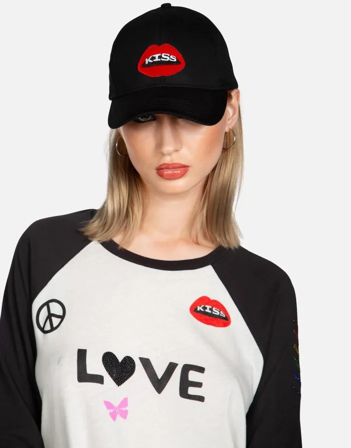 Bay Kiss Lip Black Women Lauren Moshi Hats