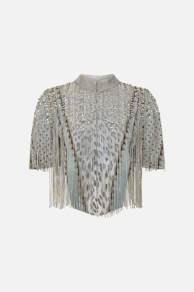 BEADED GILET SAHARA STARLET Sahara Starlet Womens Camilla Jackets