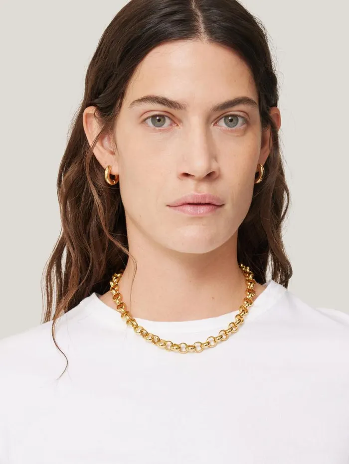 Belcher Chain Necklace Gold Women Jigsaw Party